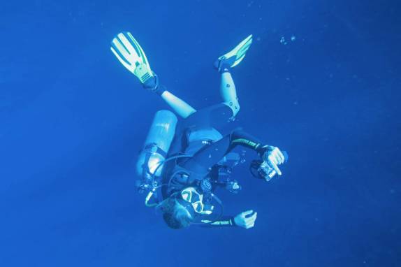 Mergulhando e fotografando na Lagoa Misteriosa, em Bonito, no Mato Grosso do Sul